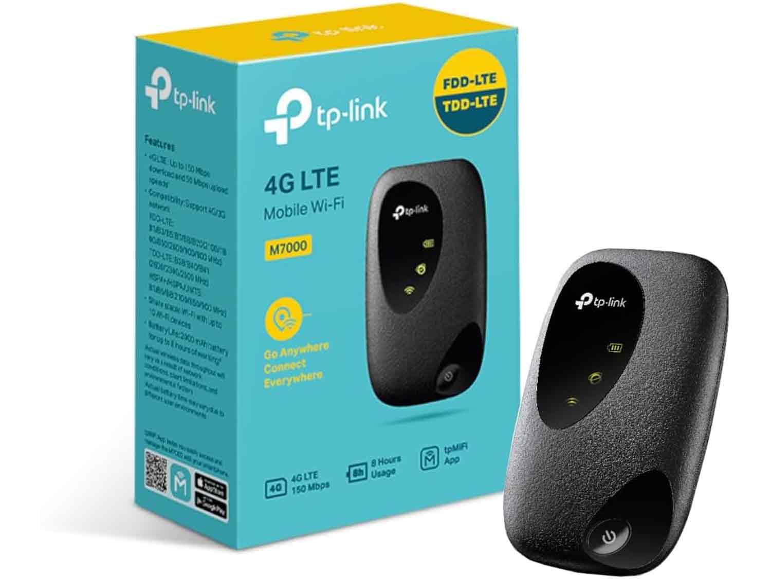 TP-Link 4G LTE Mobile Wi-Fi Router M7200