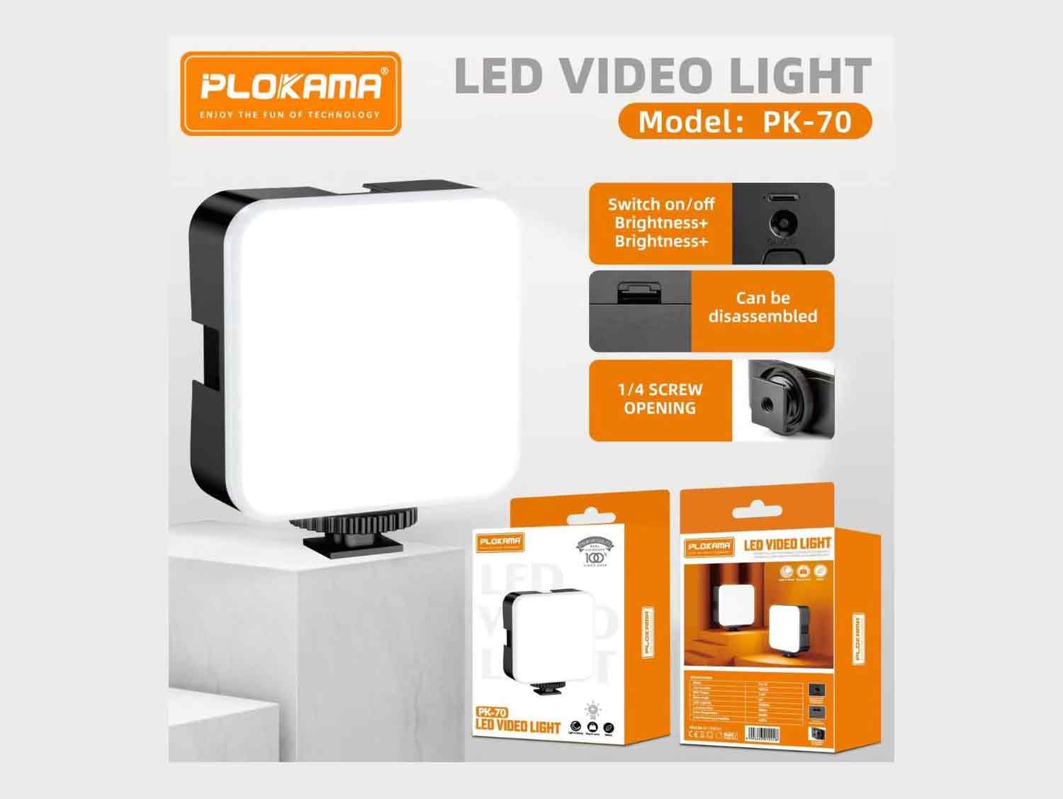 Plokama PK-70 Led Video Light