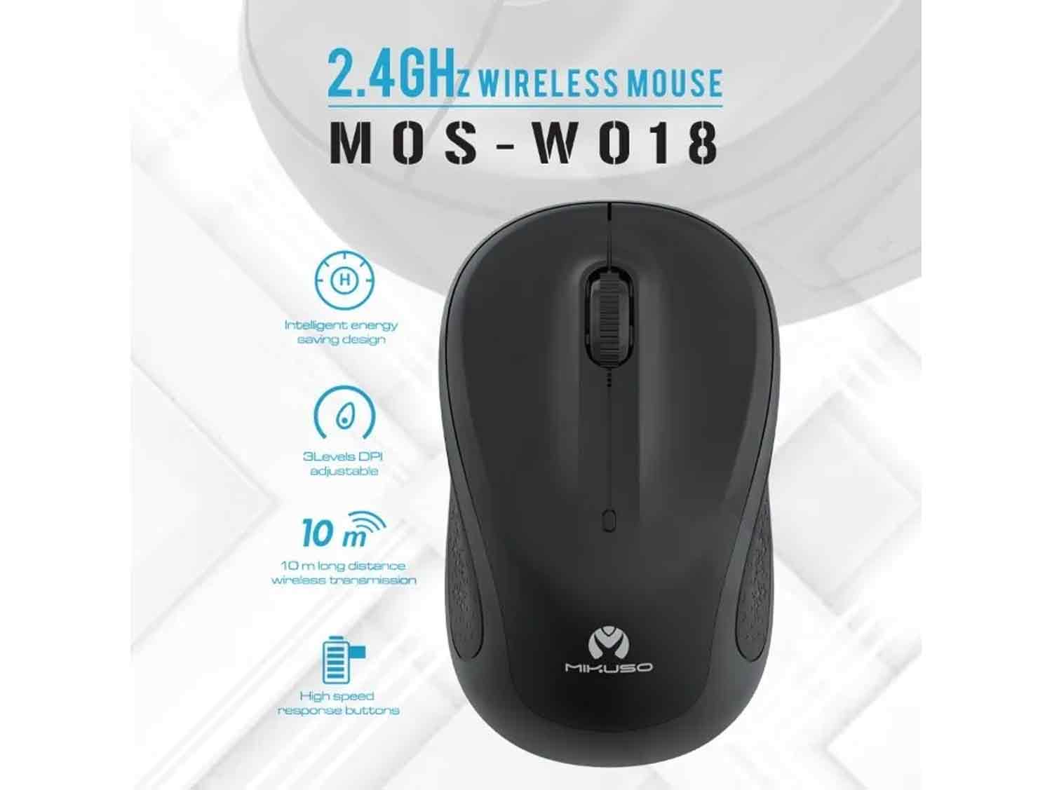 Mikuso MOS-W018 Wireless Mouse