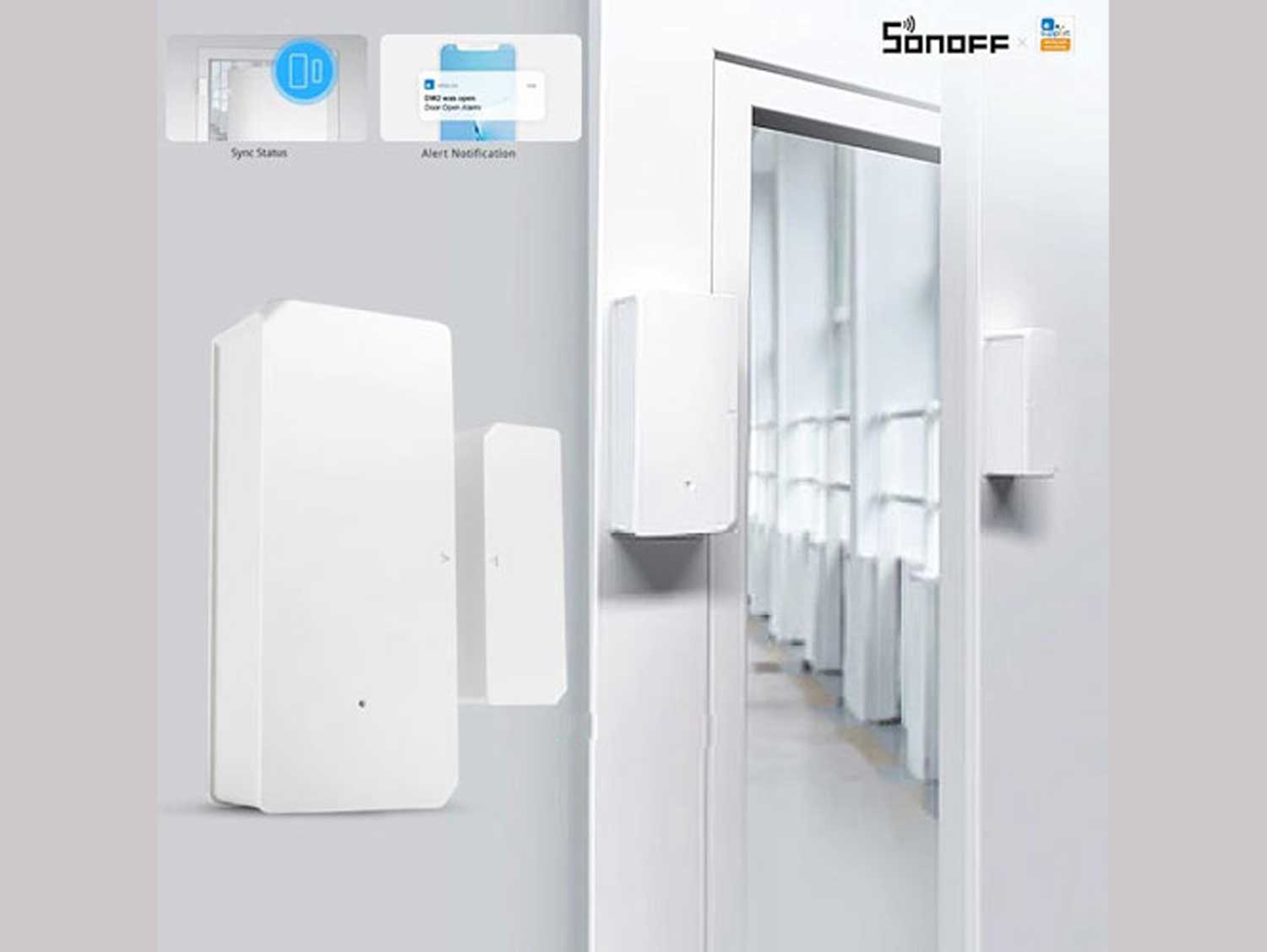 SONOFF DW2 Wifi Wireless Door Window Sensor Smart Home Security System