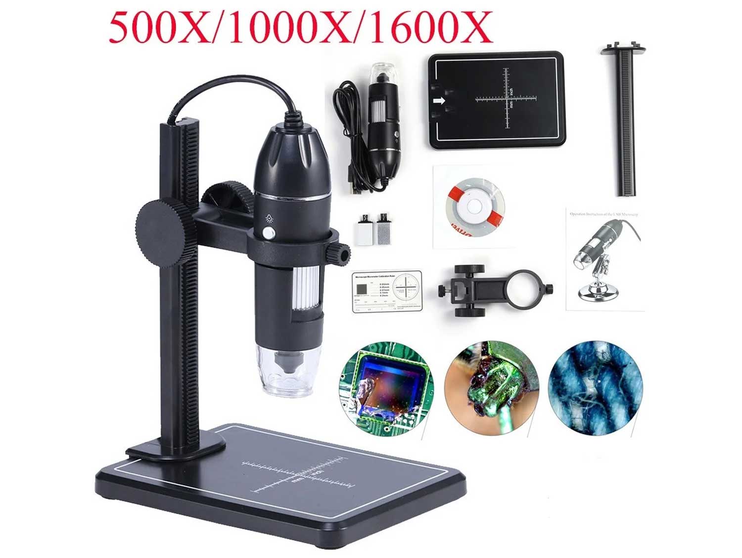  Digital Microscope for Soldering TYPE-C USB Electronic Microscope 1600x