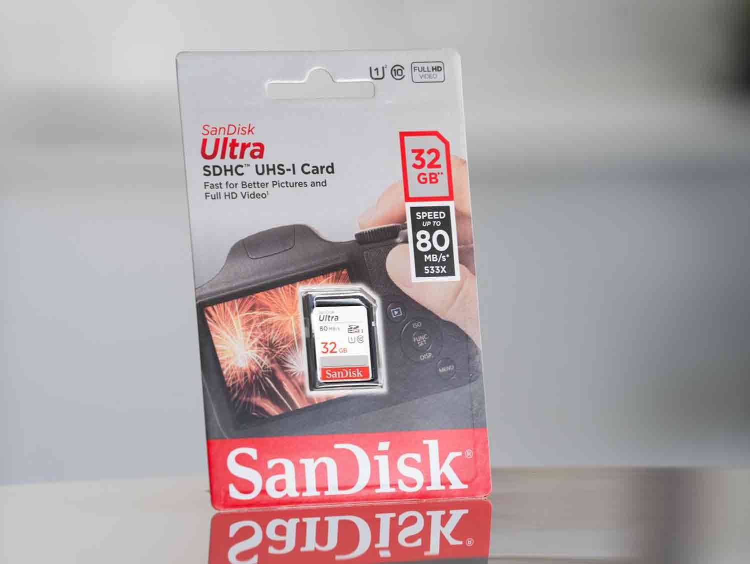 SanDisk Ultra 32GB Class 10 SDHC UHS-I Memory Card