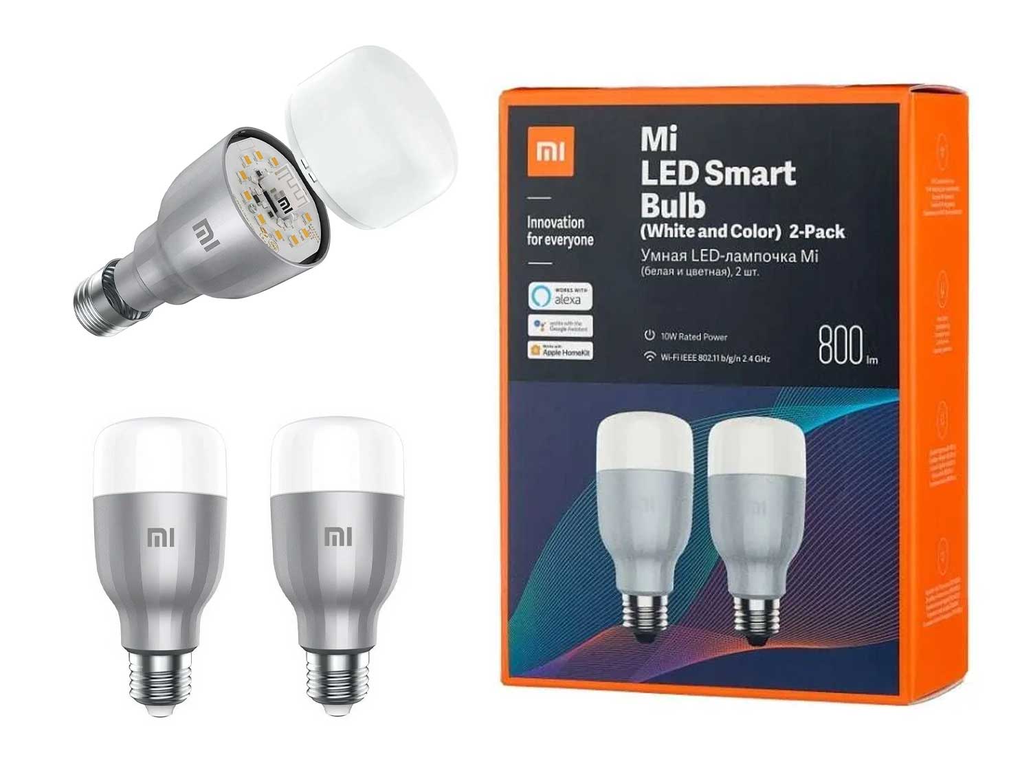 Xiaomi Mi LED Smart Bulb 2 Pack
