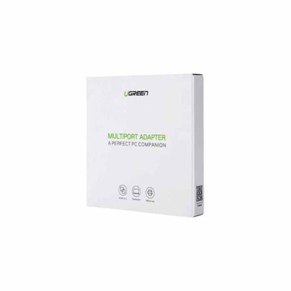 Ugreen USB Hub connected to laptop - Usage Scenario