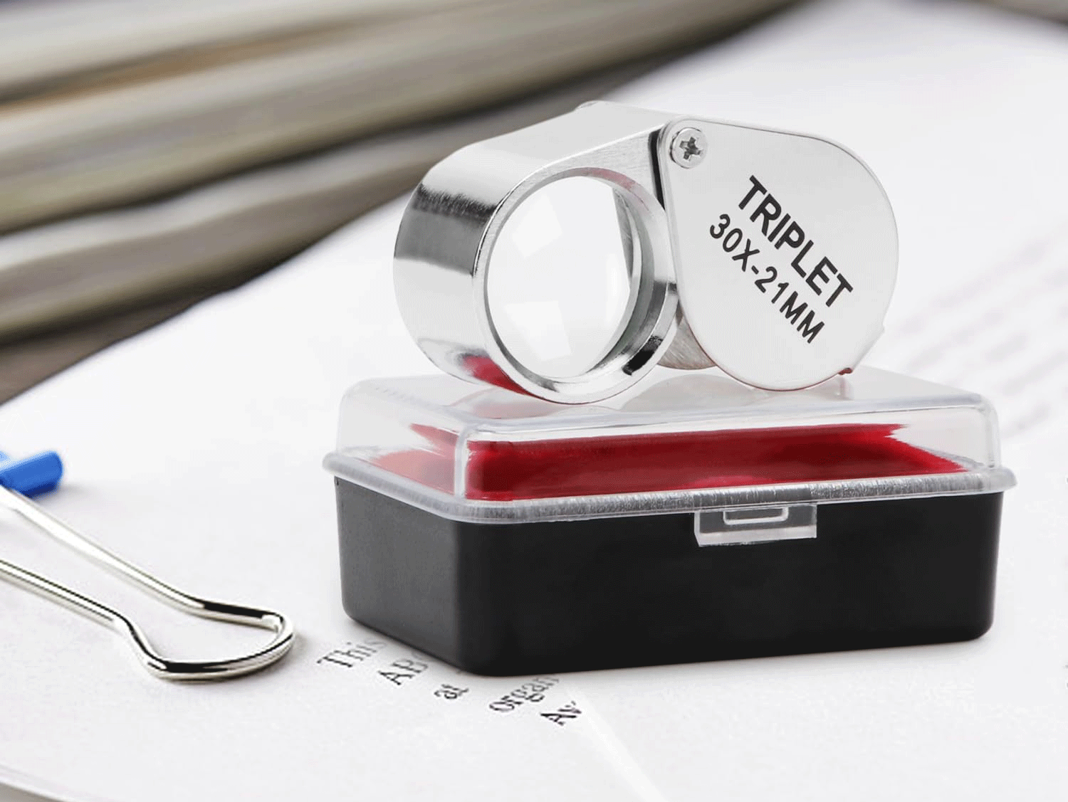 Loupe 30x - 21 mm Triplet Magnifying Glass