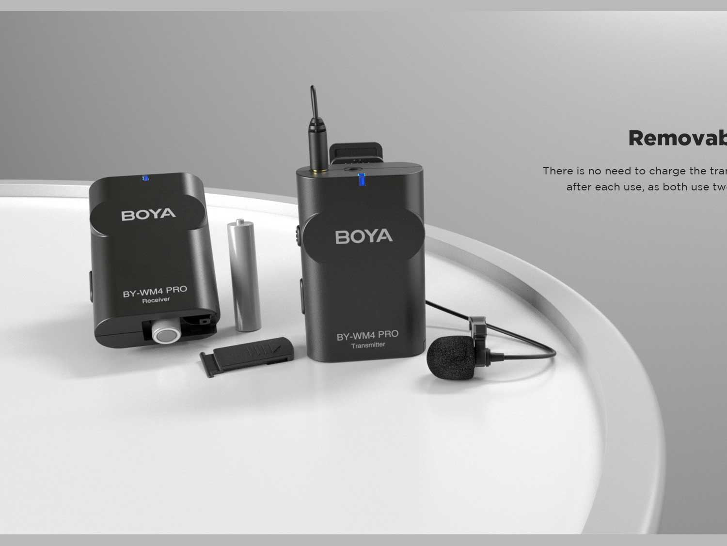 Boya BY-WM4 Pro-K2 Dual-Channel Digital Wireless Microphone