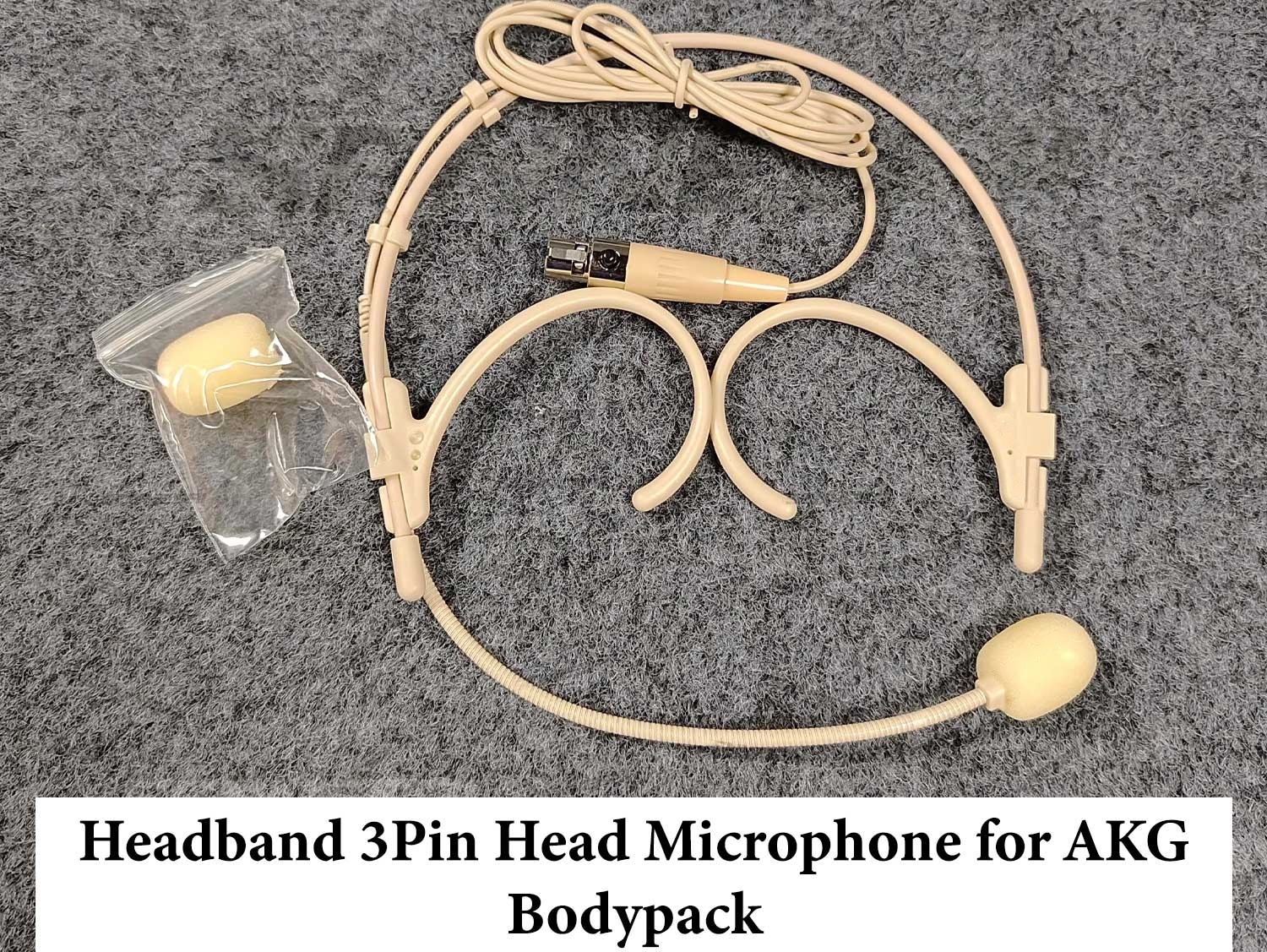 3Pin Headband Microphone for AKG Bodypack