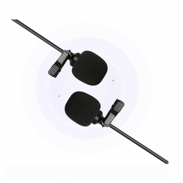 Lavalier Lapel Microphone for 4Pin AKG Wireless Black