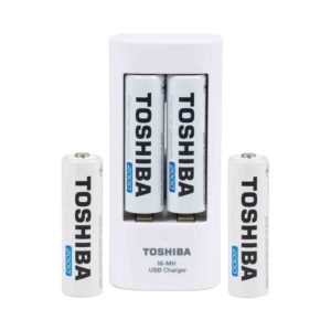 Toshiba 2000mAh Rechargeable Battery AA, 4 Pieces