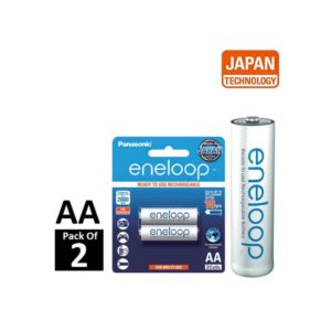 Panasonic Eneloop AA 2pcs 2000mAh 1.2V Rechargeable Battery