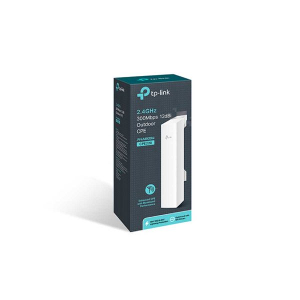 Tp-Link CPE220 2.4GHz 300Mbps 12dBi Outdoor CPE