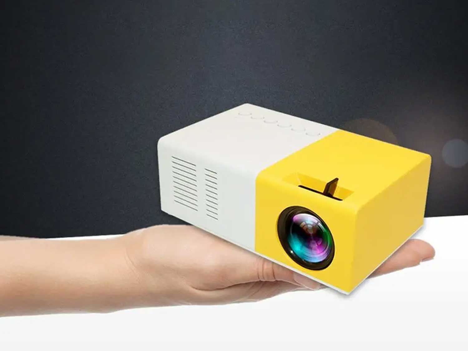 YG300S Yellow Mini Projector
