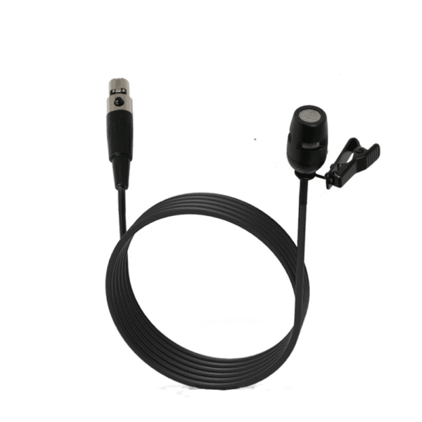 Lavalier Lapel Microphone for 4Pin AKG Wireless Black