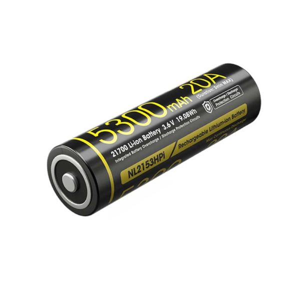 NITECORE 21700 Battery 5300mAh 20A 3.6V Li-ion Rechargeable Battery