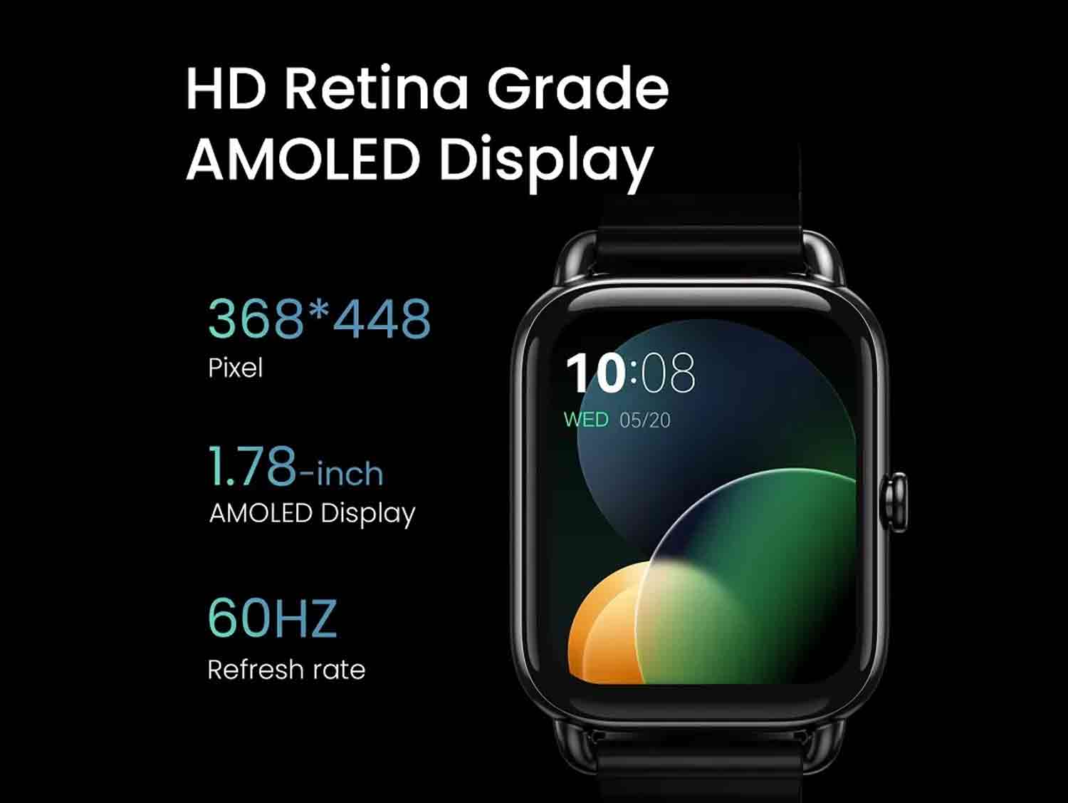 Haylou RS4 Plus Smart Watch with AMOLED Screen
