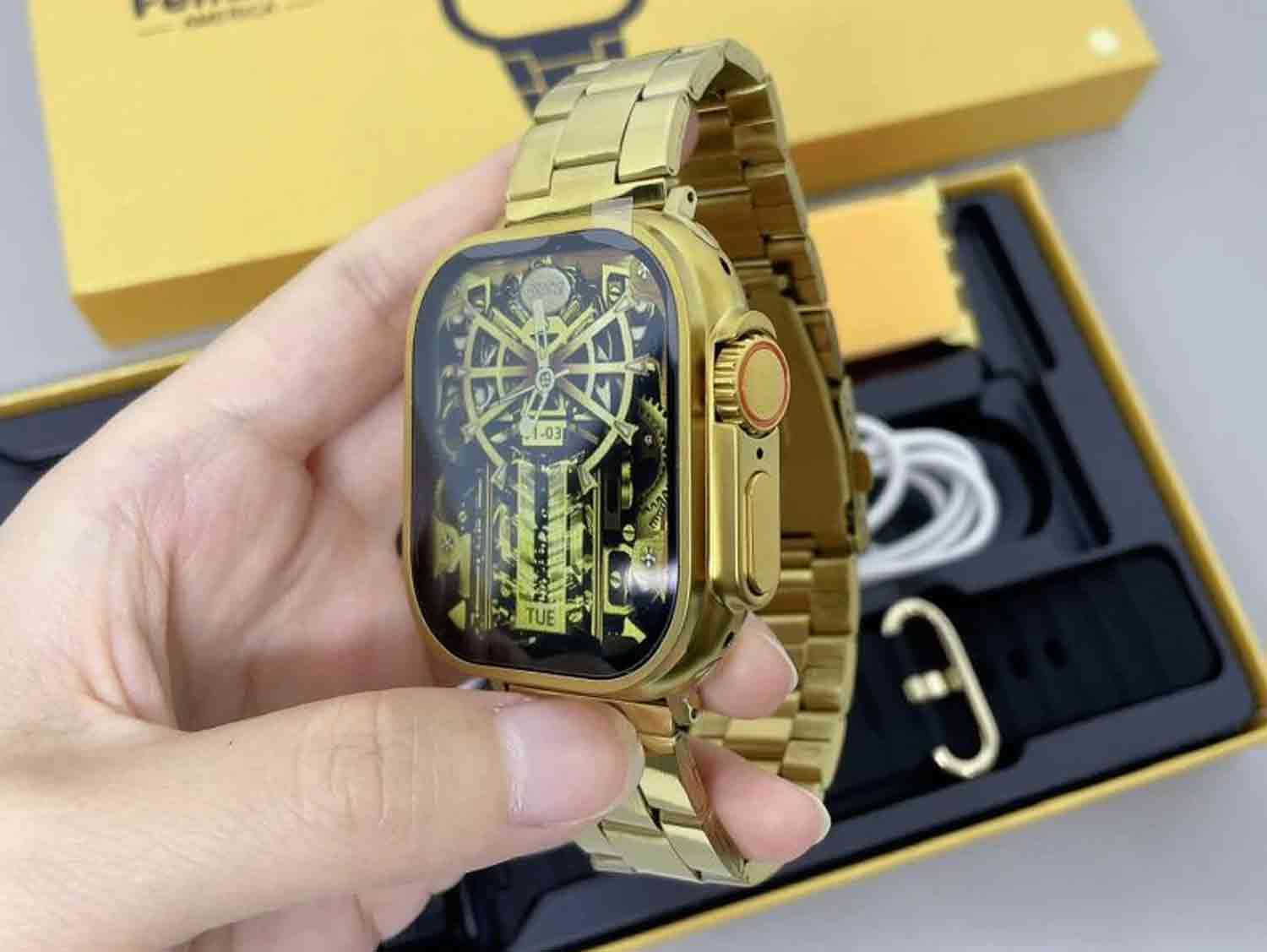 Fendior G9 Ultra Max Gold Smart Watch
