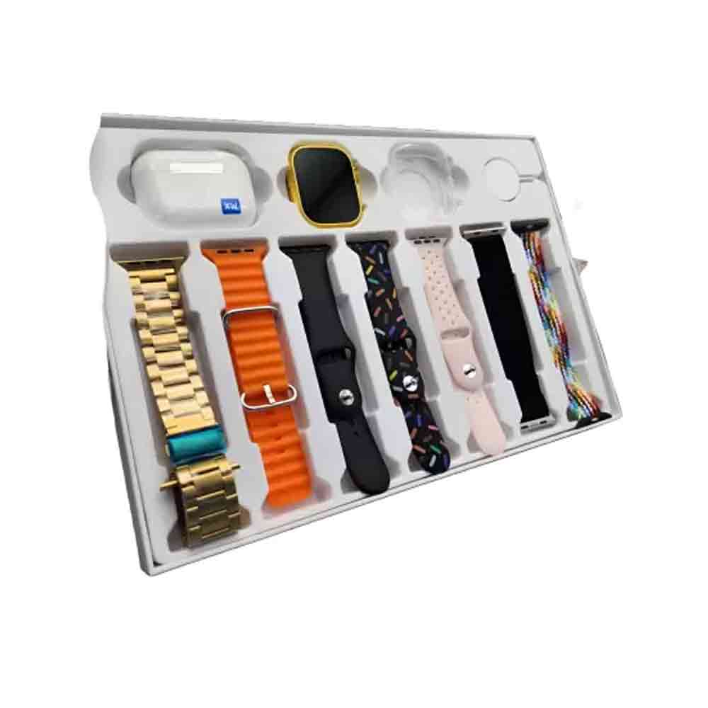 I 20 ultra Max suit 11 in 1 combo 7 belt 1 airpod pro 1 case of watch