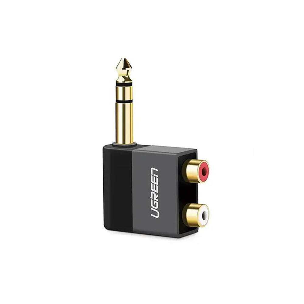 Ugreen 6.35mm Male to 2RCA Female Adapter