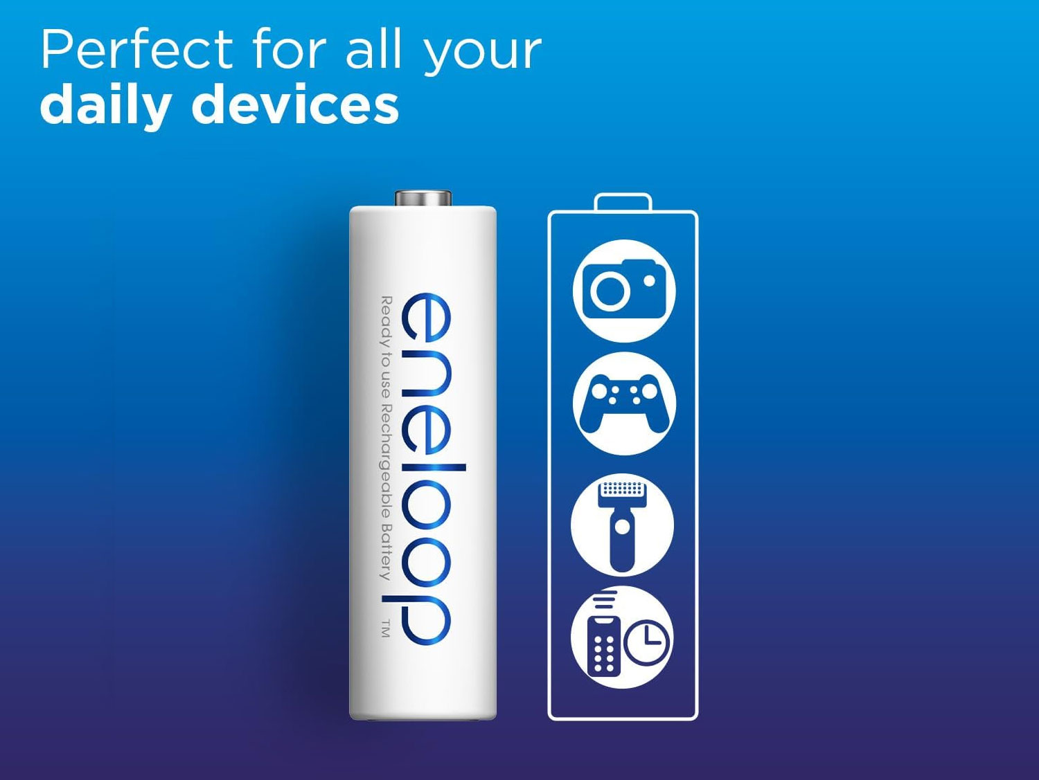 Panasonic Eneloop AA Rechargeable Ni-MH Batteries