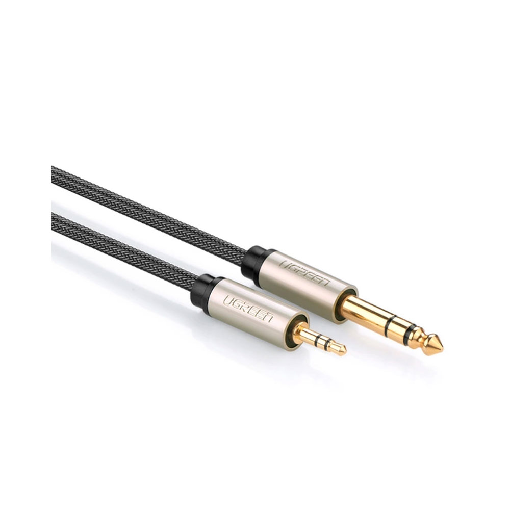 Ugreen 3.5mm Male To 6.35 Male Stereo Audio Cable 1M