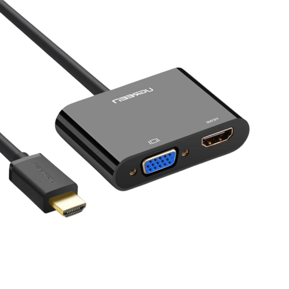 Ugreen HDMI To VGA + HDMI + 3.5mm Converter