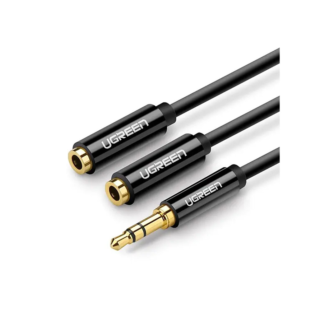 UGREEN 3.5mm Male To 2 Female Audio Cable 20cm