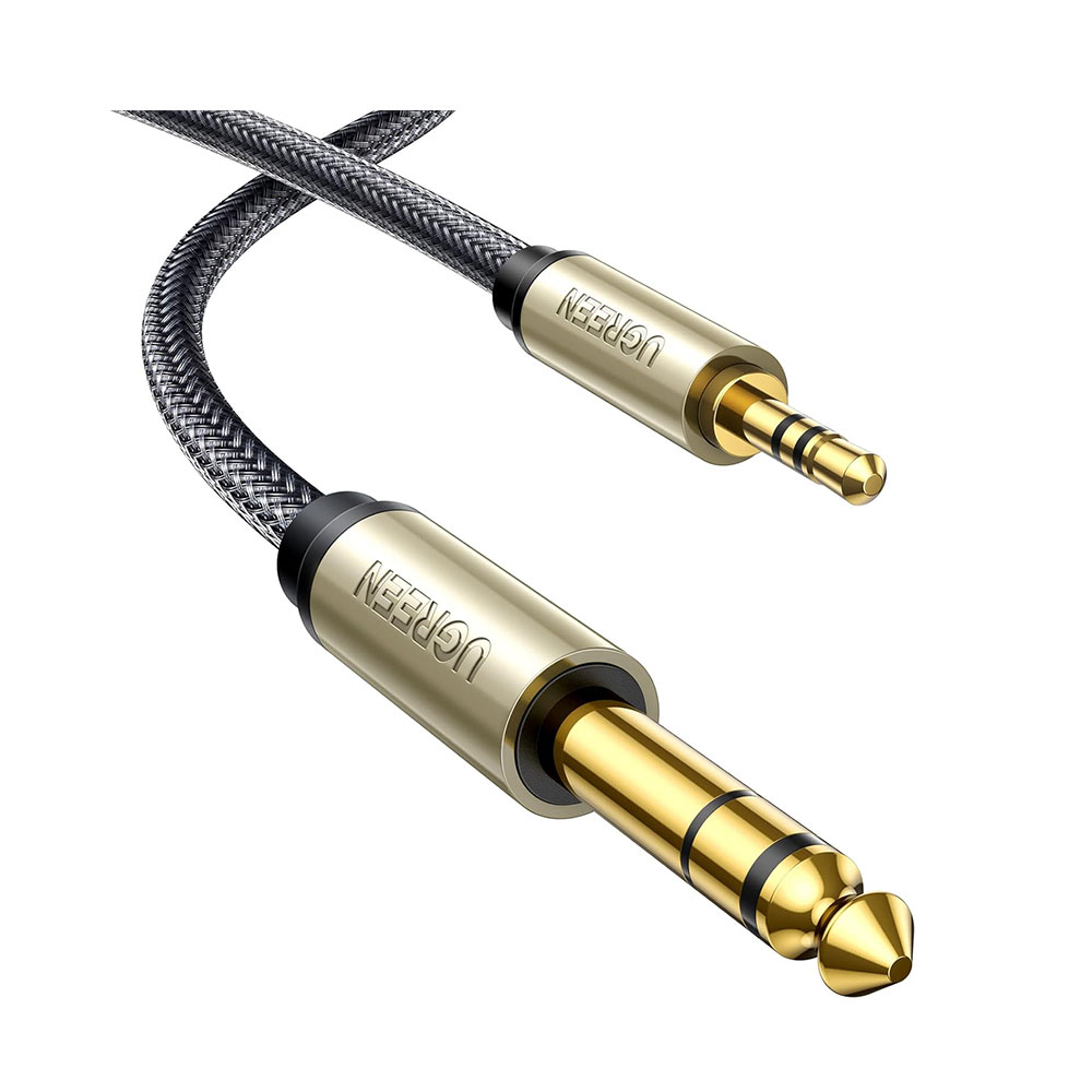 Ugreen 3.5mm Male To 6.35 Male Stereo Audio Cable 1M