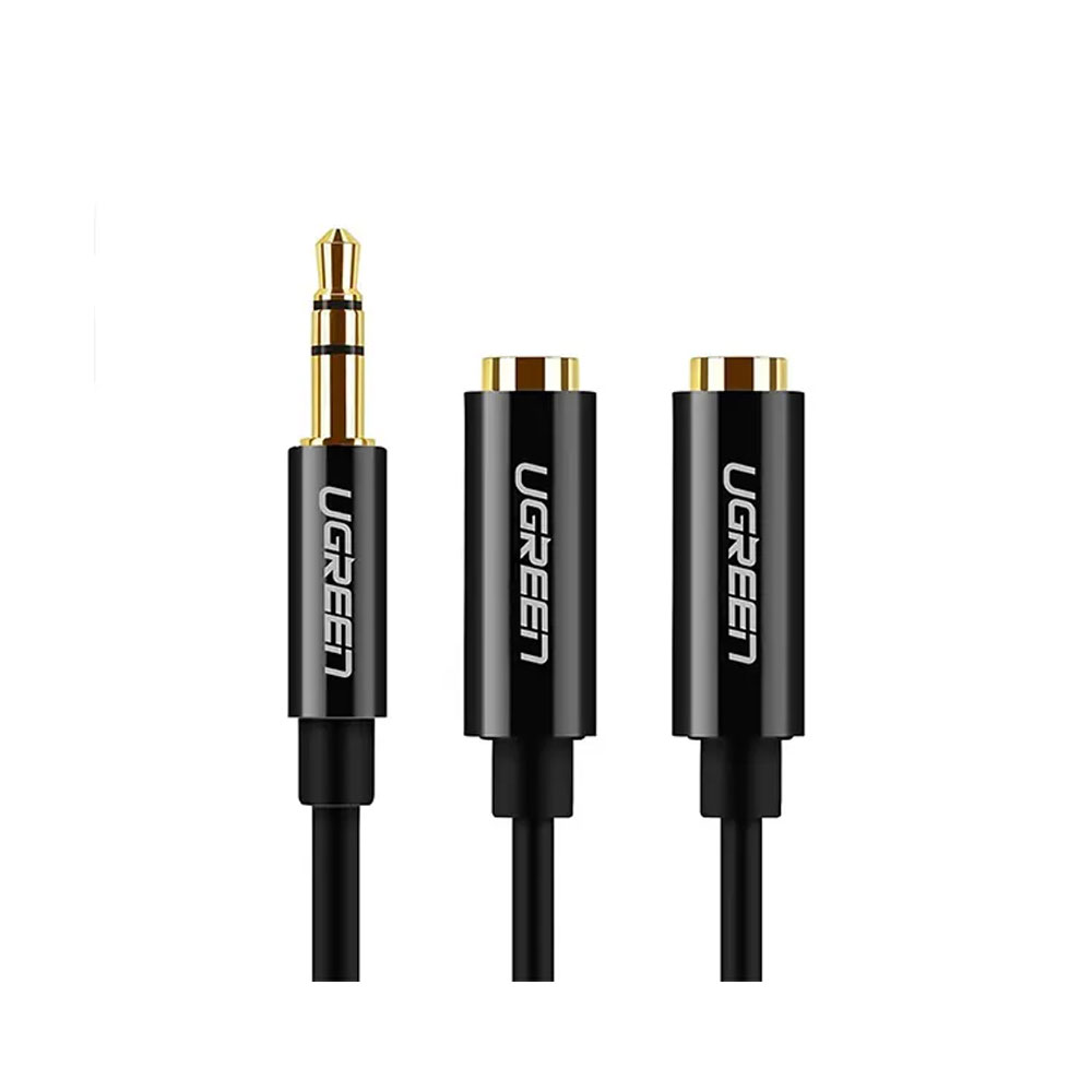 UGREEN 3.5mm Male To 2 Female Audio Cable 20cm