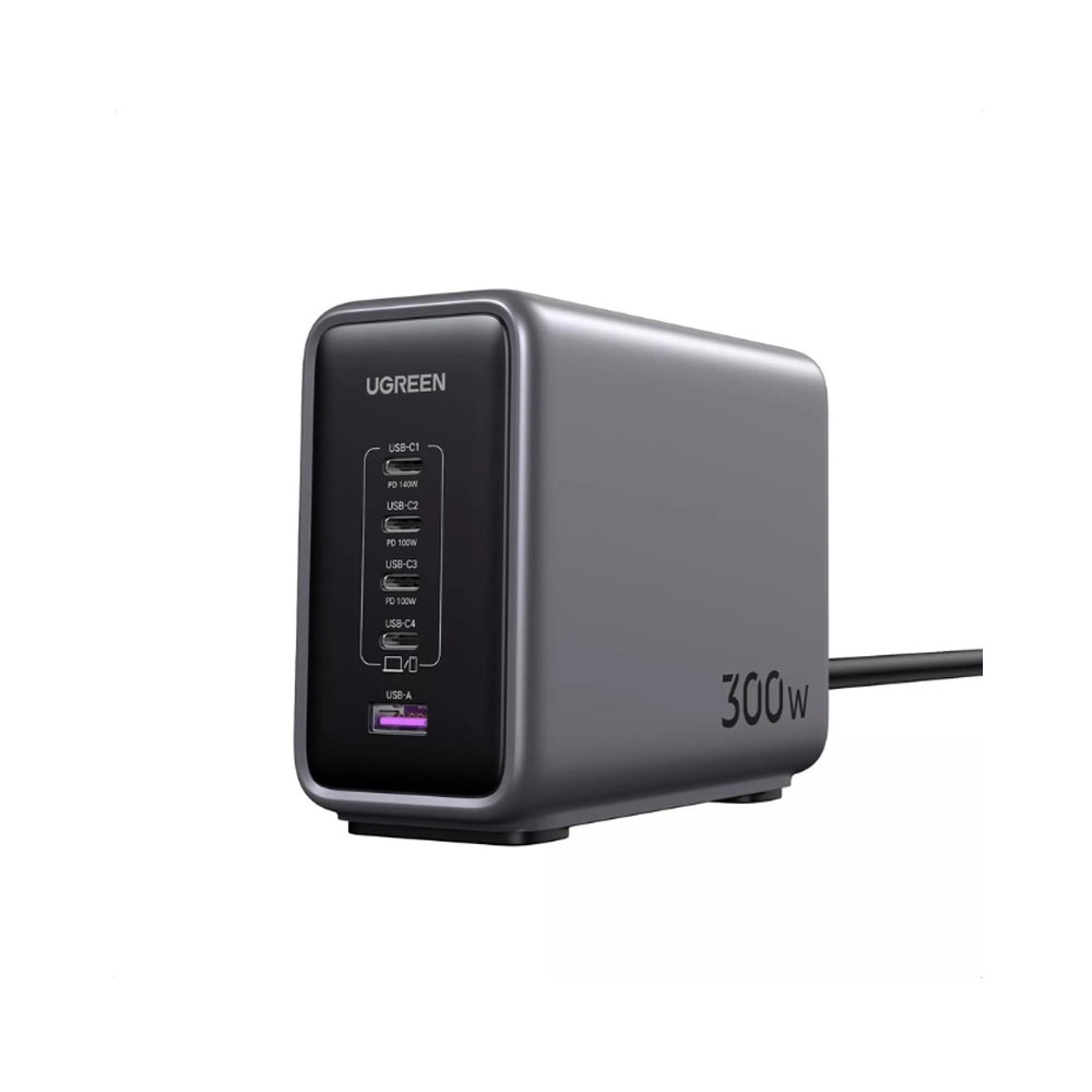 Ugreen Nexode 300W GaN Wall USB-C Charger 5 Ports