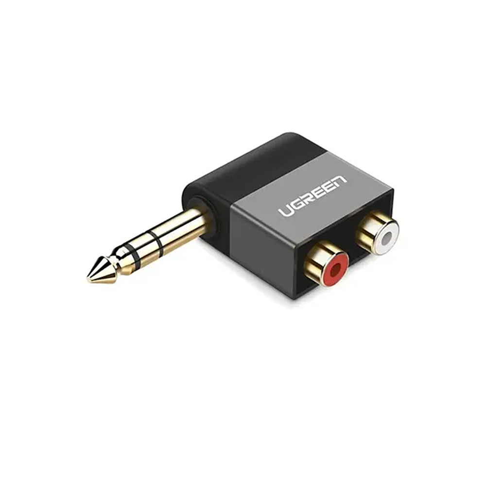 Ugreen 6.35mm Male to 2RCA Female Adapter