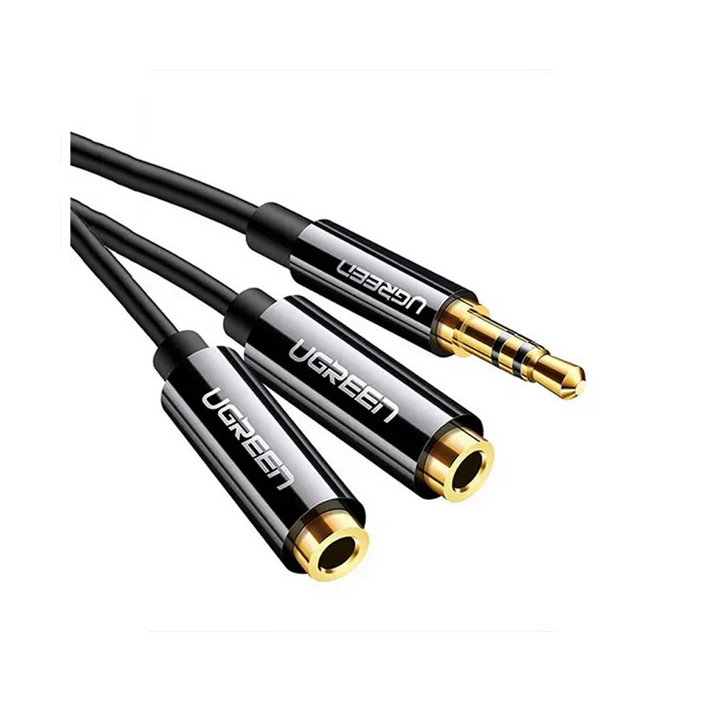 UGREEN 3.5mm Male To 2 Female Audio Cable 20cm