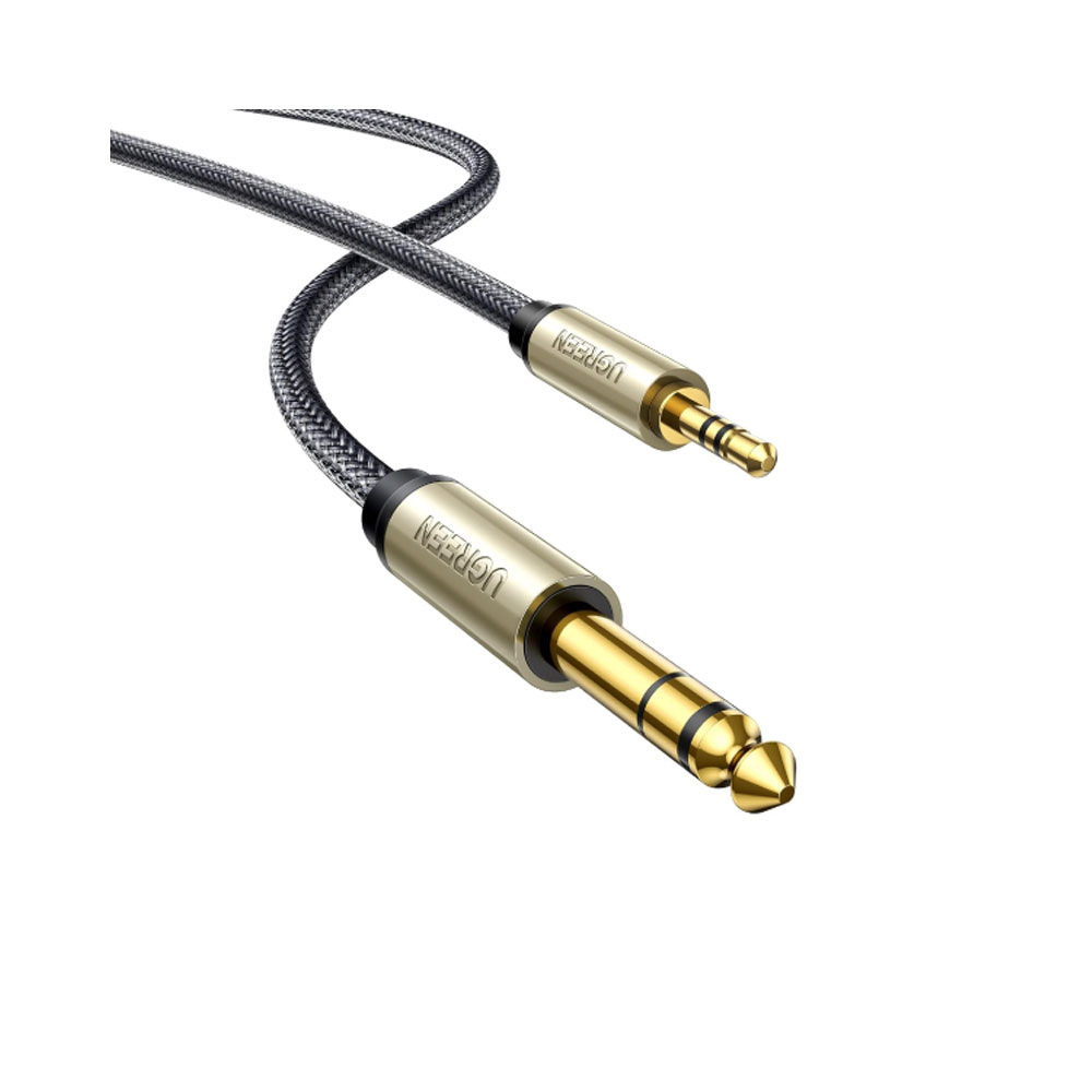 Ugreen 3.5mm Male To 6.35 Male Stereo Audio Cable 1M