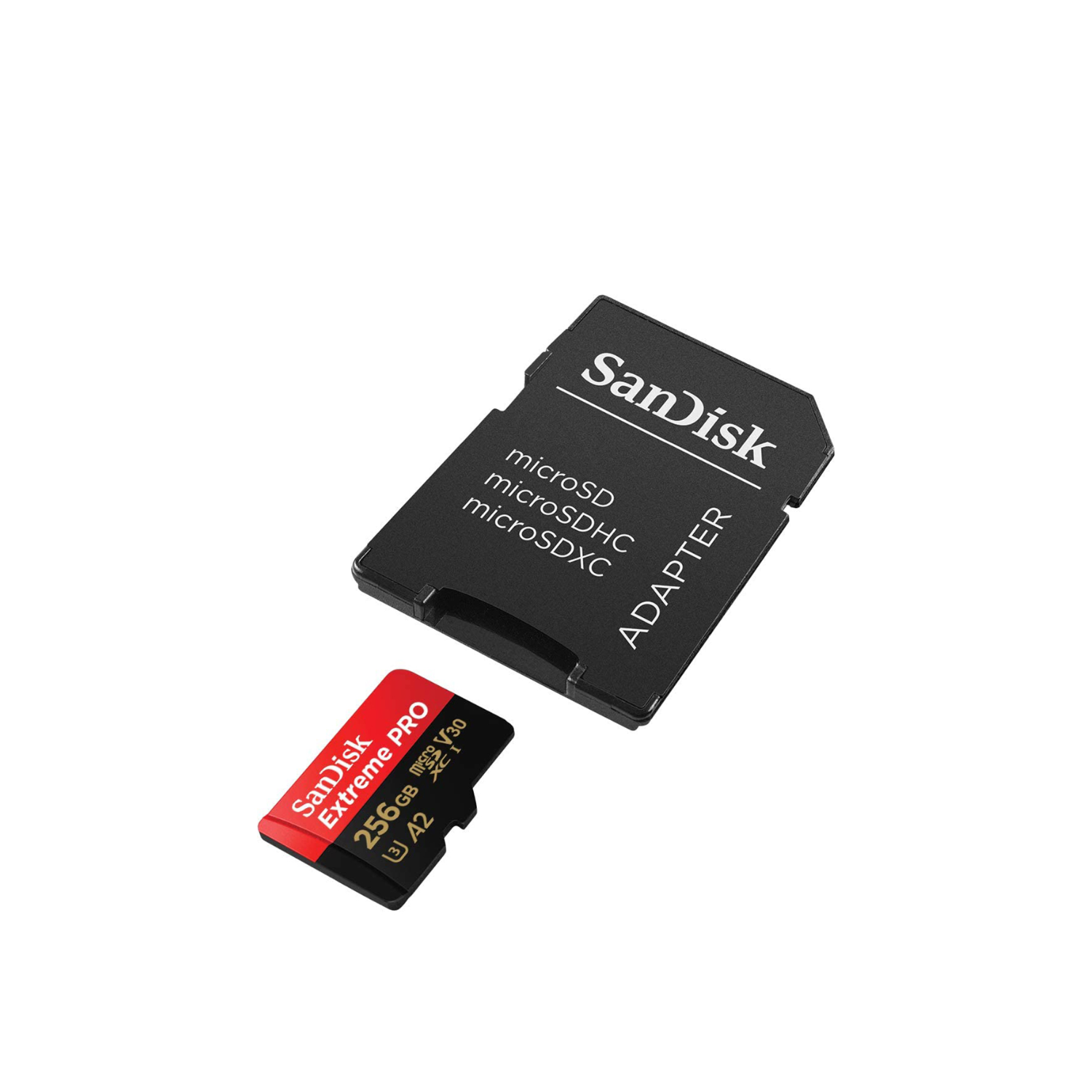 SanDisk 256GB Extreme PRO UHS-I microSDXC Card With Adapter (200MB/s)