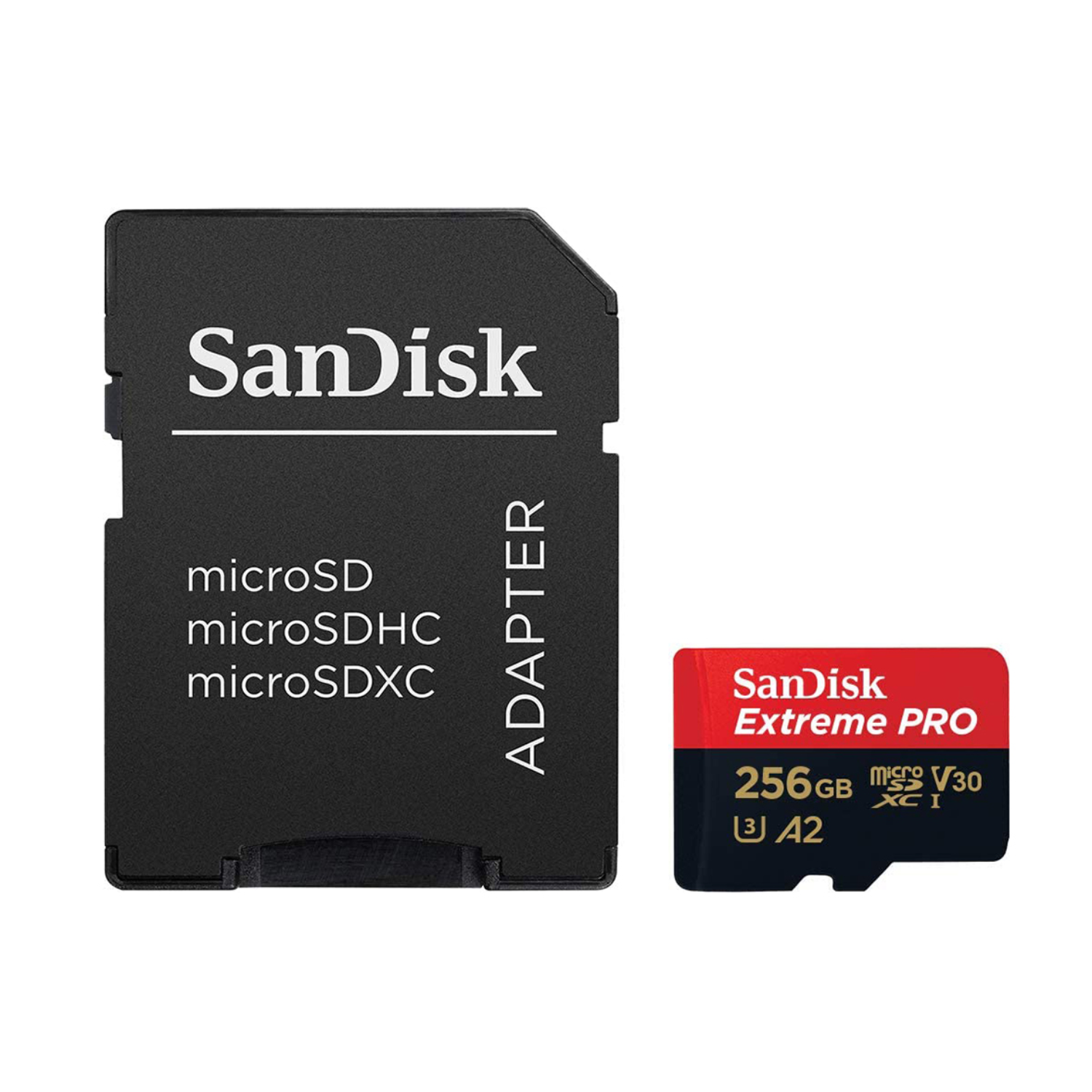 SanDisk 256GB Extreme PRO UHS-I microSDXC Card With Adapter (200MB/s)