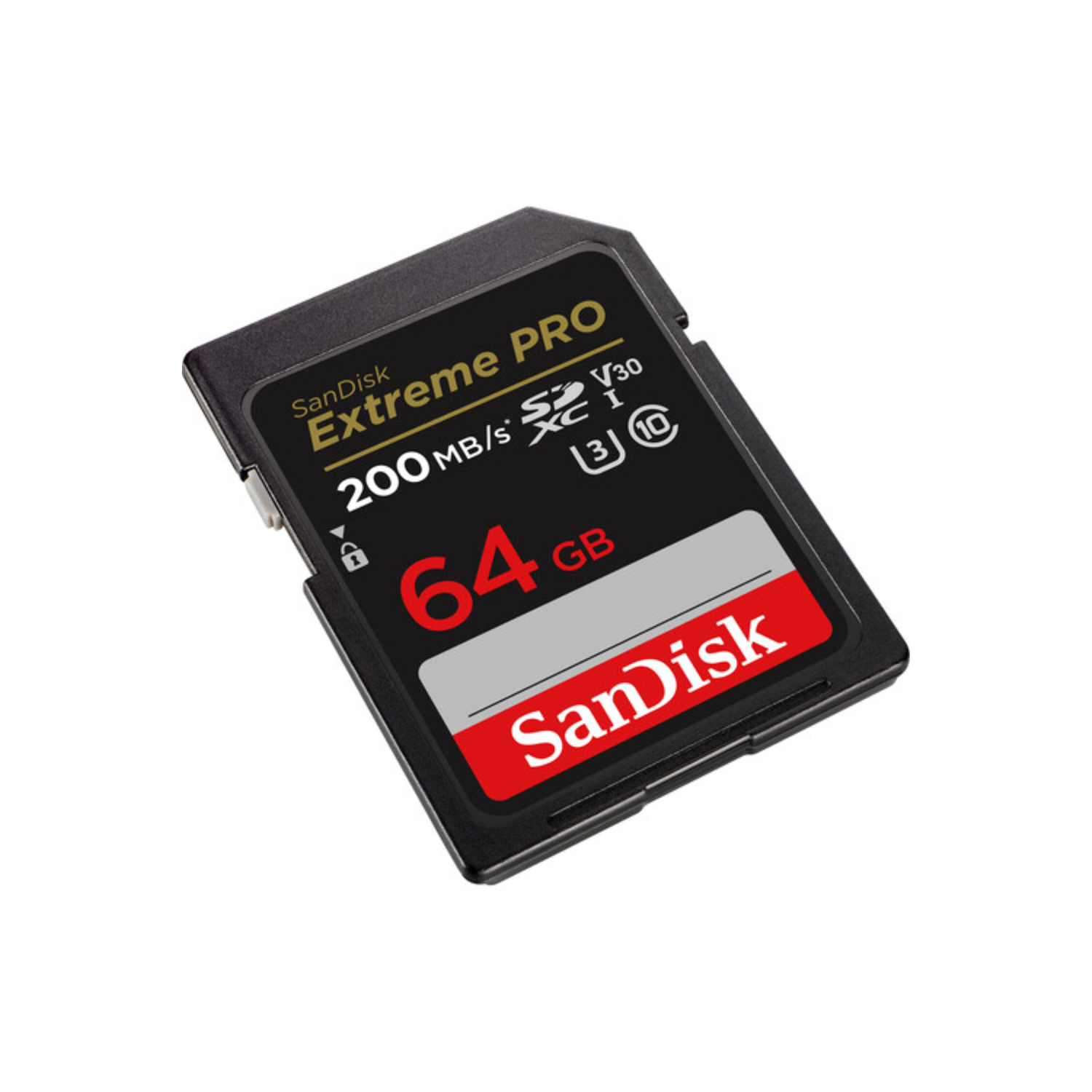 SanDisk 64GB Extreme PRO UHS-I SDXC 200 MB/s Memory Card