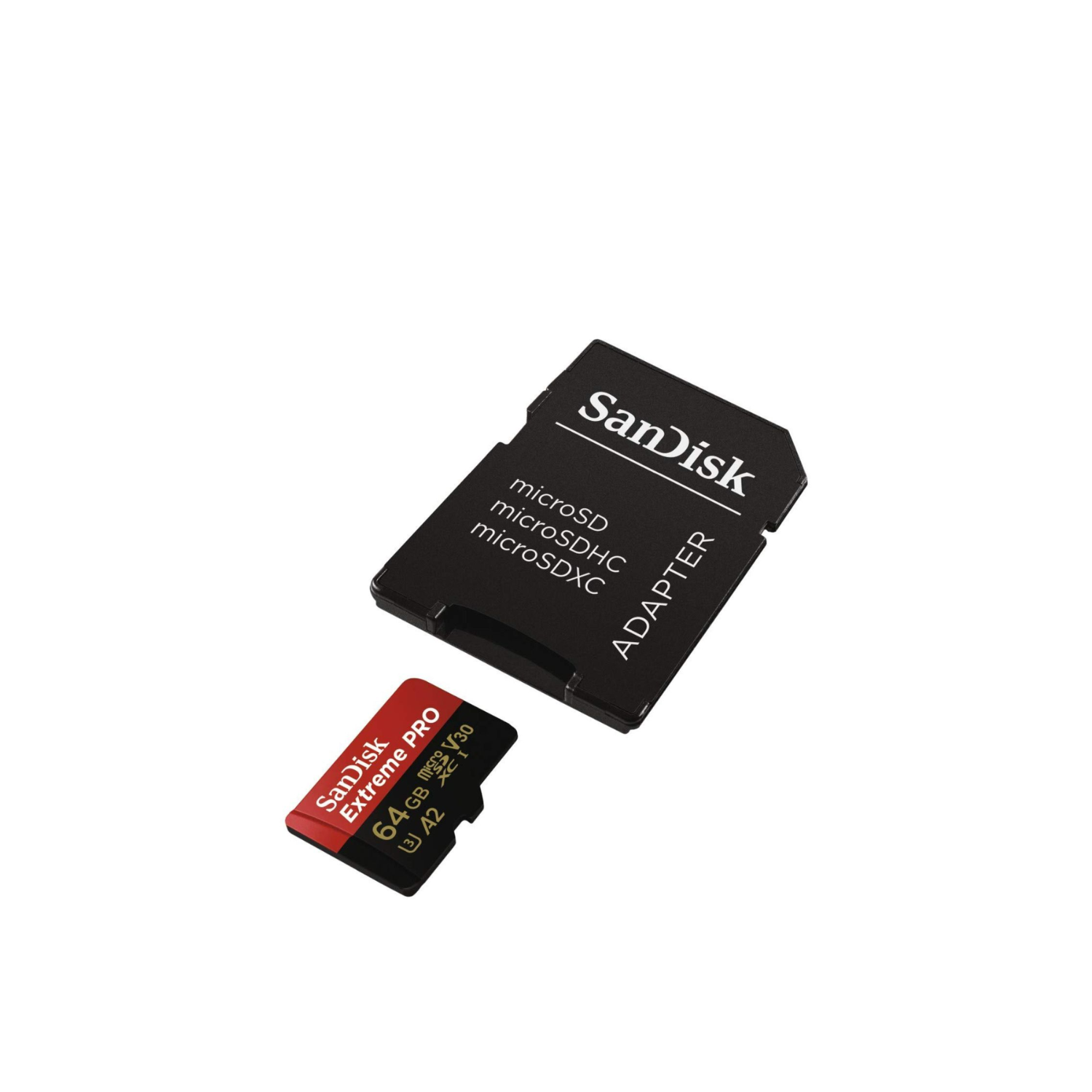 SanDisk 64GB Extreme Pro MicroSDXC UHS-I 200MB/s Memory Card With Adapter