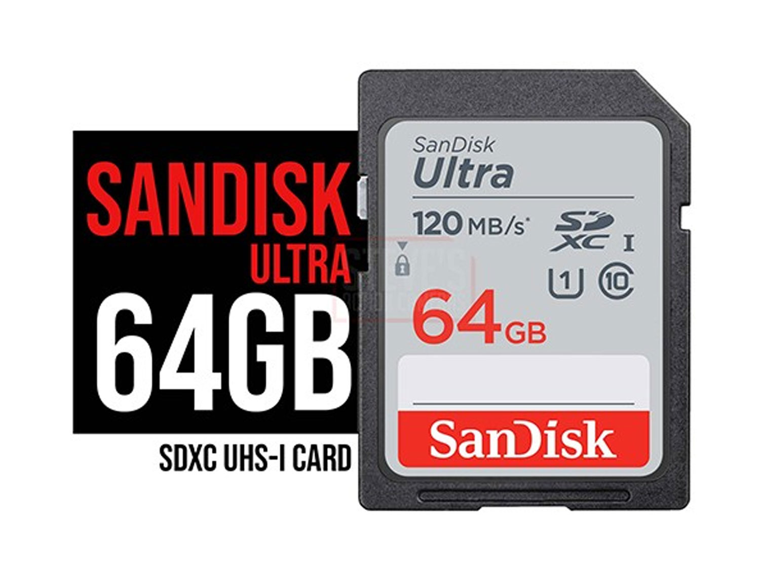 SanDisk 64GB Ultra UHS-I SDXC Memory Card