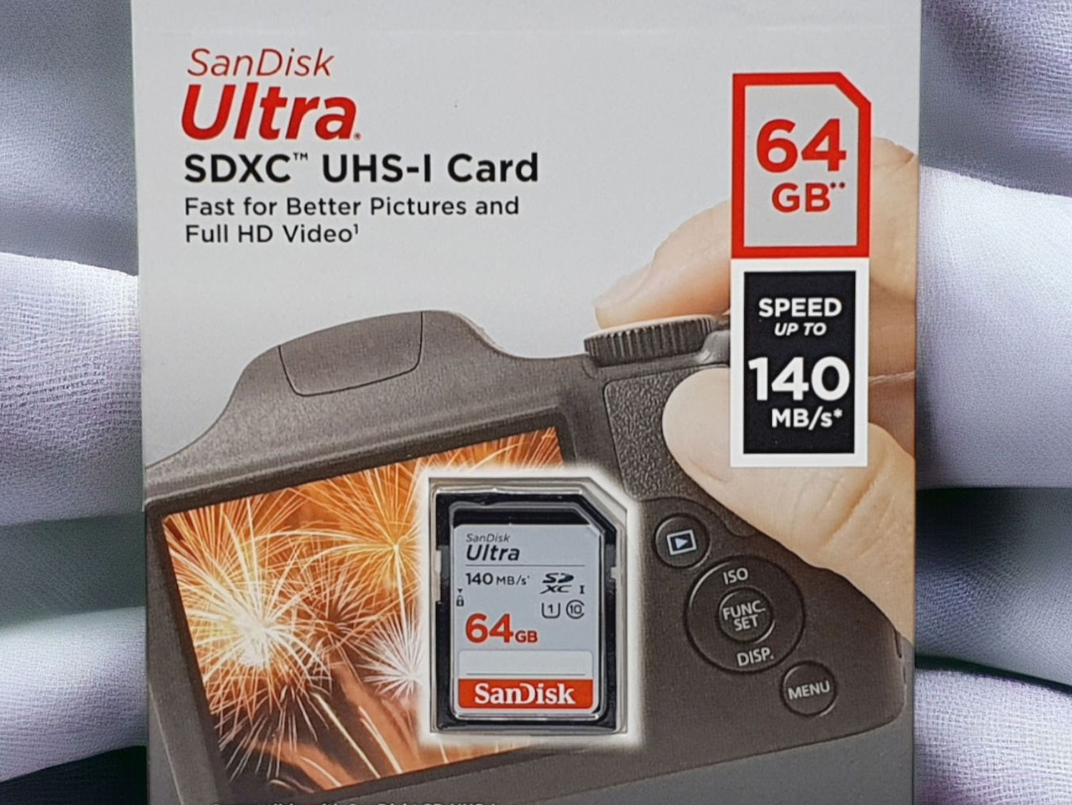 SanDisk 64GB Ultra UHS-I SDXC 140 MB/s Memory Card
