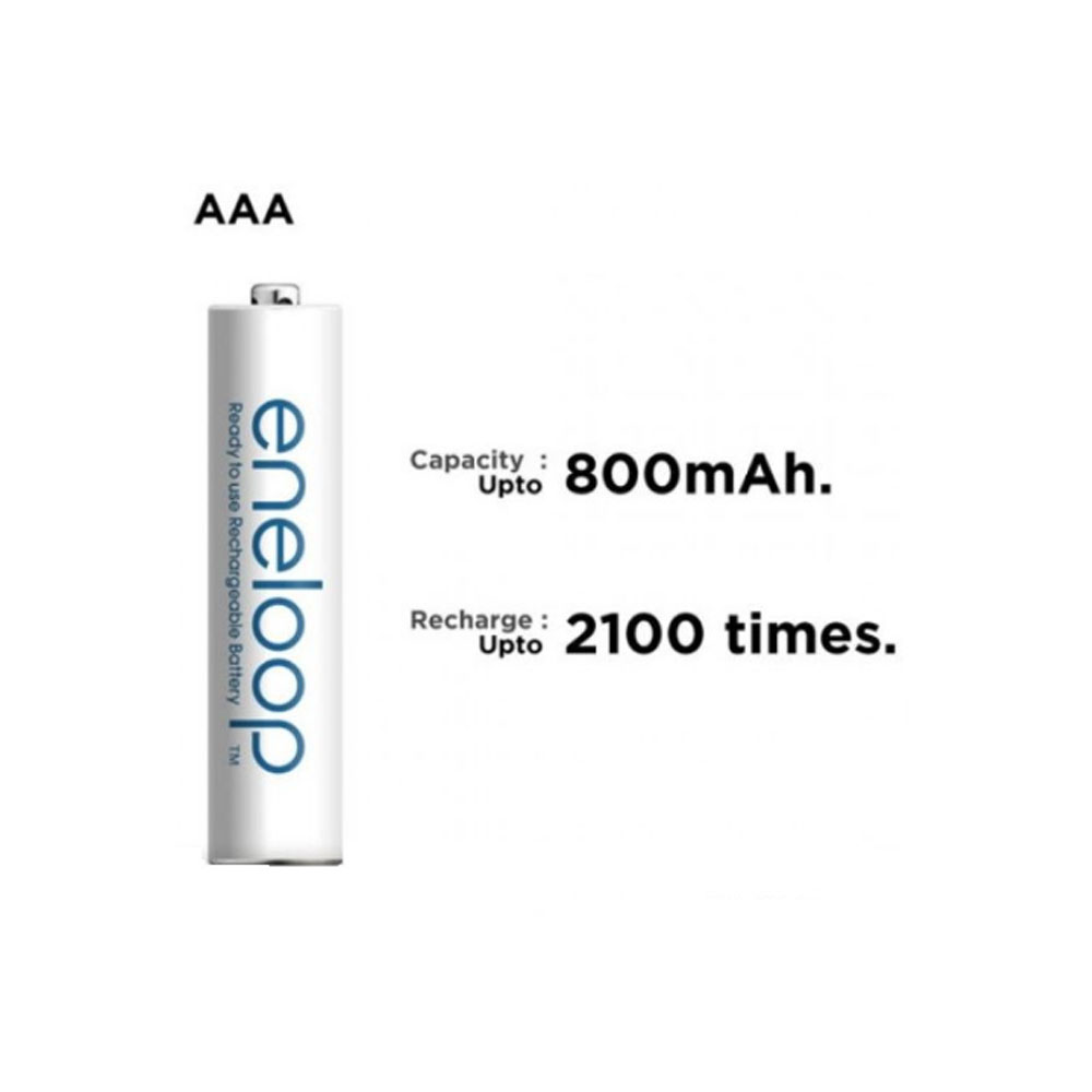 Panasonic Eneloop AAA, rechargeable battery, AAA battery, 800mAh battery, Ni-MH battery, long-lasting battery, eco-friendly battery, low self-discharge battery, pre-charged battery, high-performance battery, gaming controller battery, digital camera battery, smart home battery, office gadget battery, Sri Lanka battery.