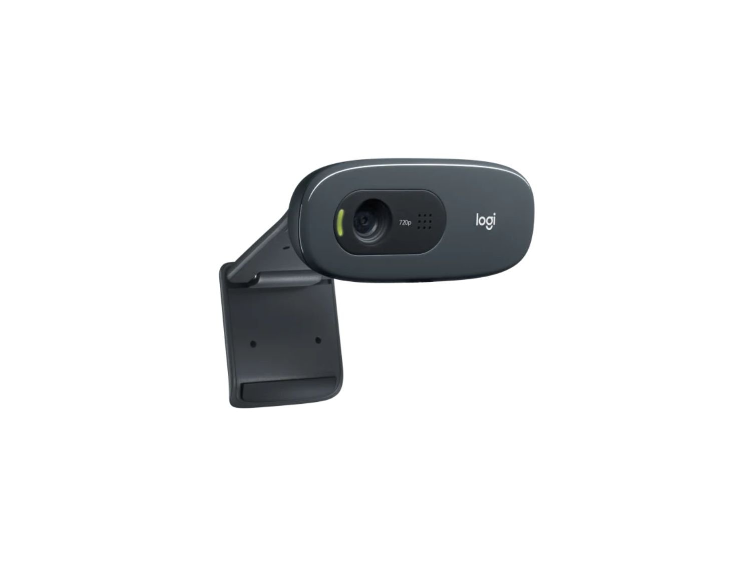Logitech C270 noise reduction microphone close-up