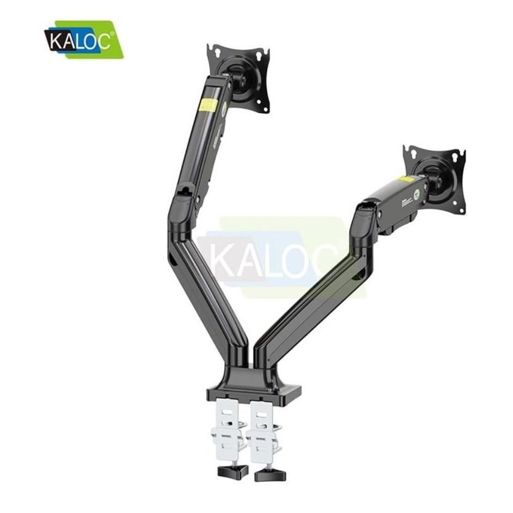 Kaloc Dual Arm Monitor Mount Cable Management